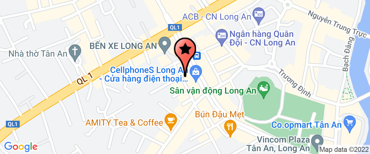 Map go to Tien Dung Long An Company Limited