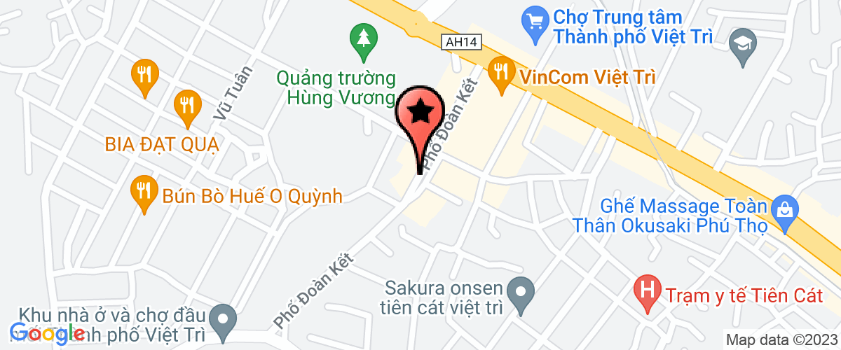 Map go to Truong Hung Phu Tho Company Limited