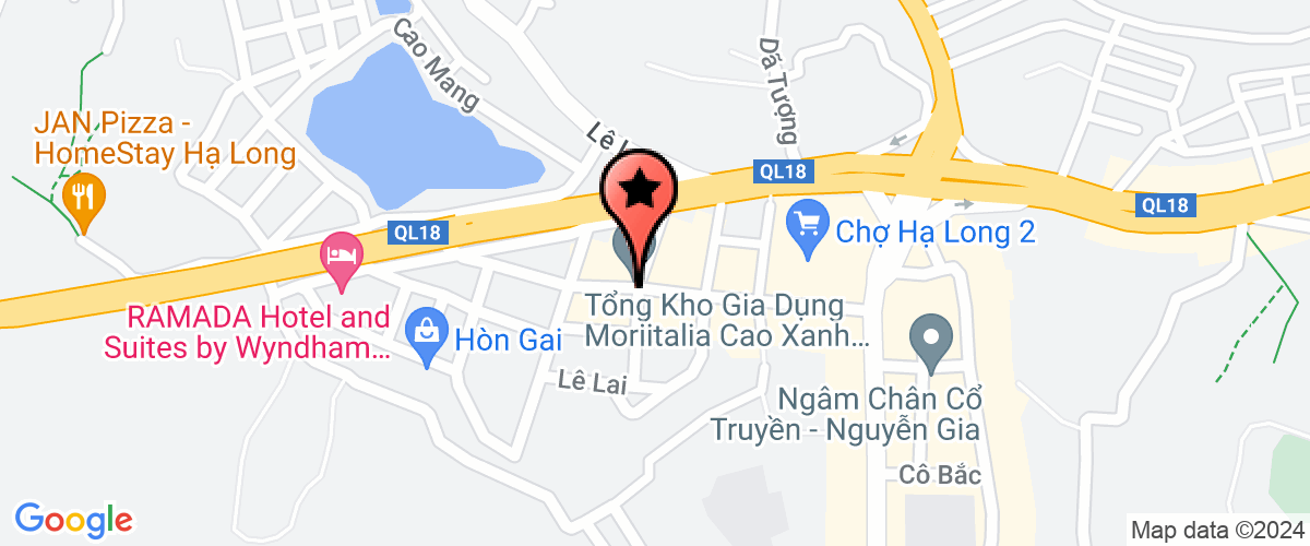 Map go to Quang Ninh Park Construction Joit Stockcompany