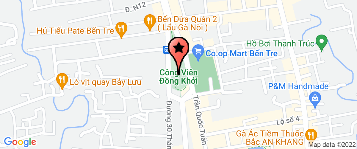 Map go to Phong - Ke Hoach Ben Tre City Finance