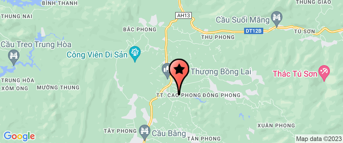 Map go to co phan phat trien Thanh Hung Technology Company
