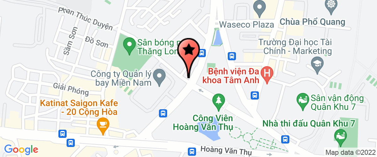 Map go to Giang Anh Sai Gon Company Limited