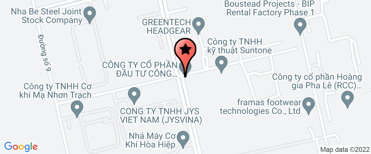 Map go to CONG TY SIM SEONG Limited
