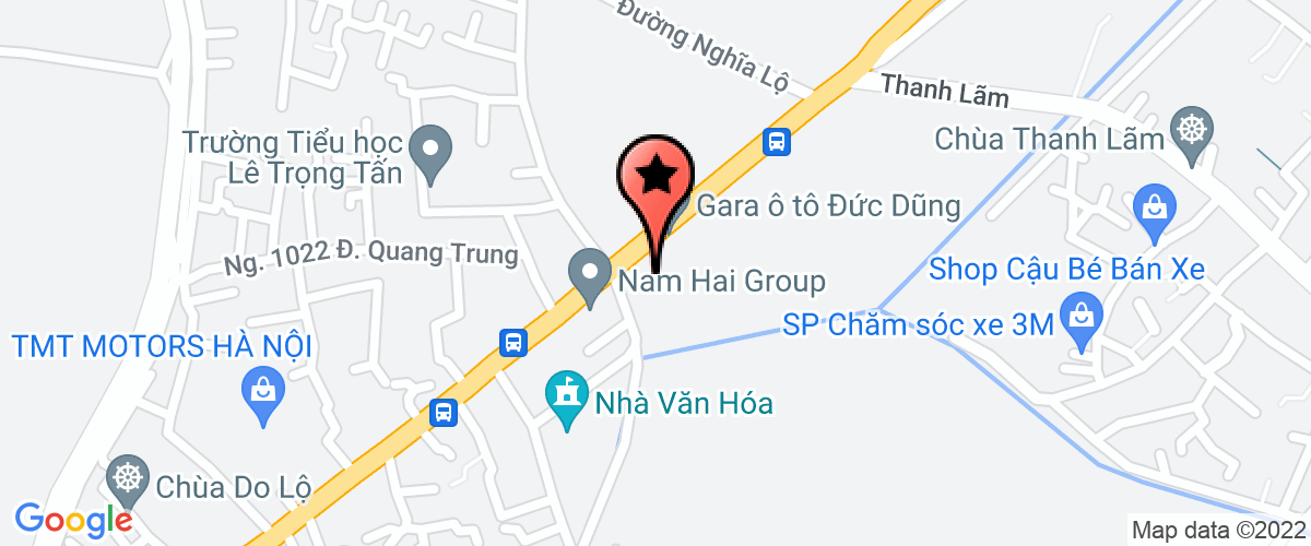 Map go to dich vu thuong mai Hoang Minh Company Limited