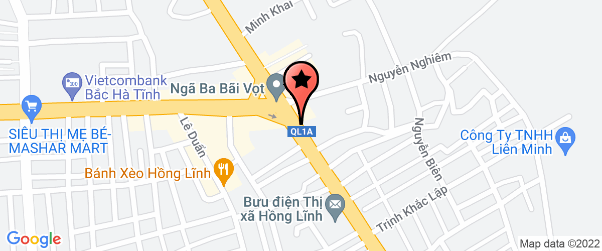 Map go to Phuong Men Construction Trading Company Limited
