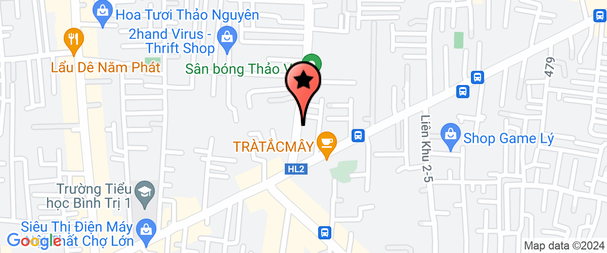 Map go to Tan Van Quang Trading Production Company Limited