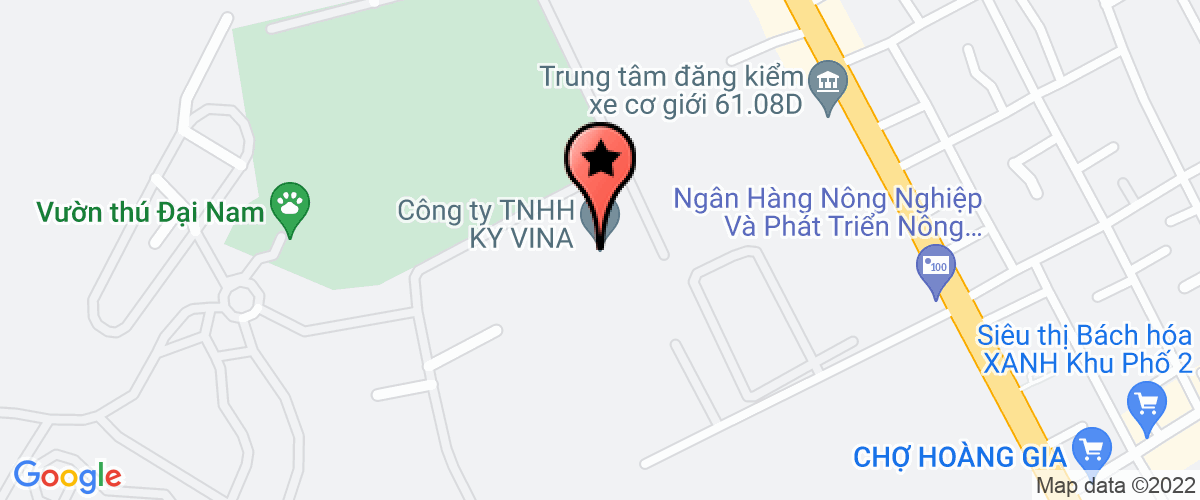 Map go to Cao Su Phong Thai Company Limited