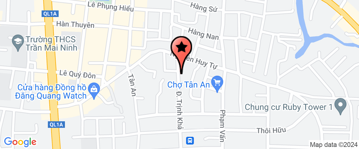 Bản đồ đến Công Ty TNHH MTV Và Dịch Vụ Tổng Hợp Minh Châm