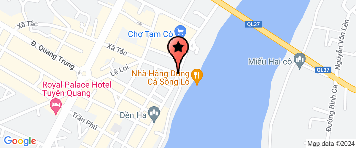 Map go to Tuyen Quang Trading Joint Stock Company