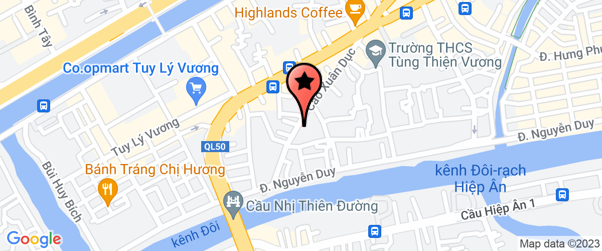 Map go to Hien Vi Import Export Travel Trading Company Limited