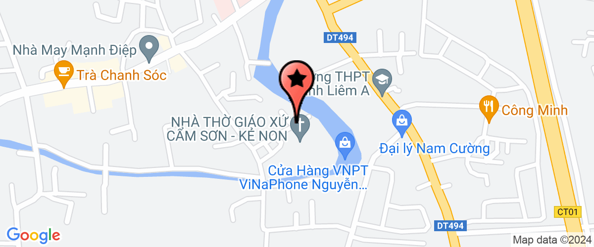 Map go to CP xay dung thuy loi Ha Nam Company