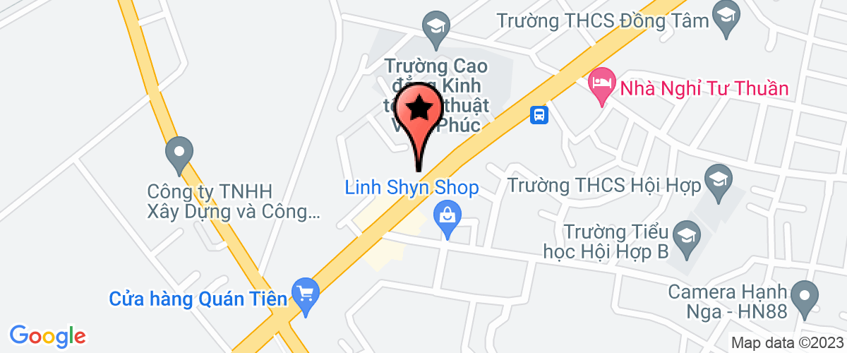 Map go to Vi Hao Trading and Constructions Company Limited