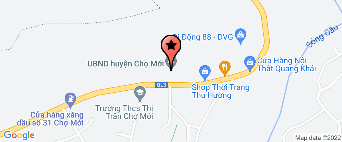 Map go to Tien Tram Bac Kan Private Enterprise