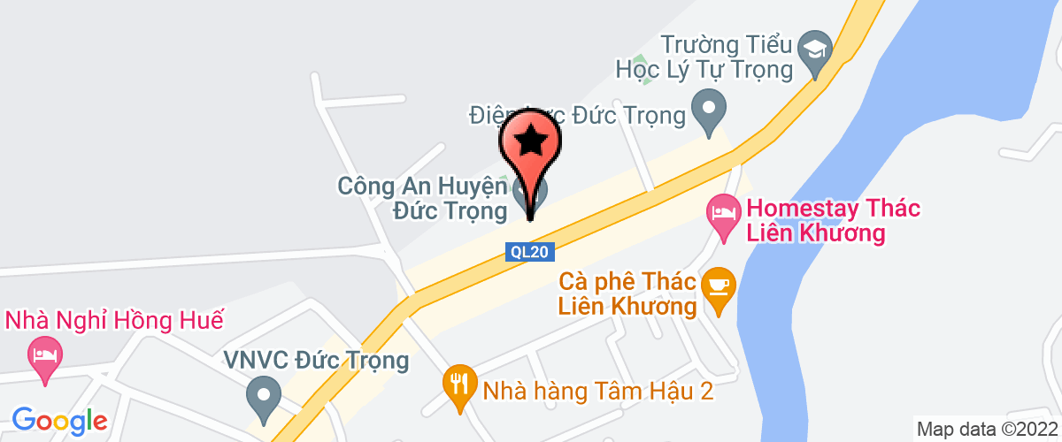 Map go to DNTN Xuan Loc