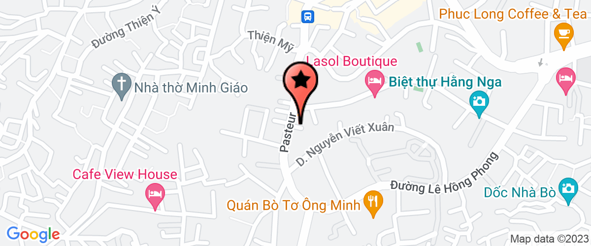 Map go to Doanh Nhan Tre Lam Dong Joint Stock Company