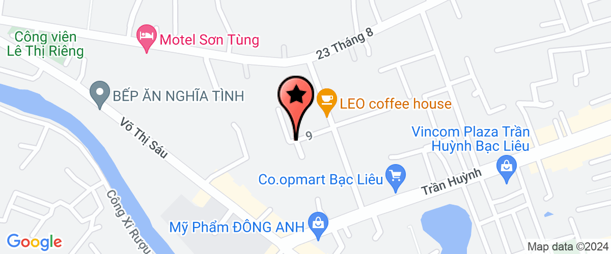 Map go to Tran Vu Binh Private Enterprise