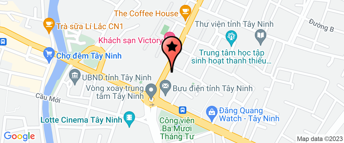 Map go to Tay Ninh Telecommunication