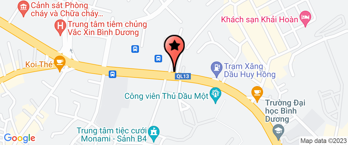 Map go to Gia Bao Import Export Service Investment Company Limited