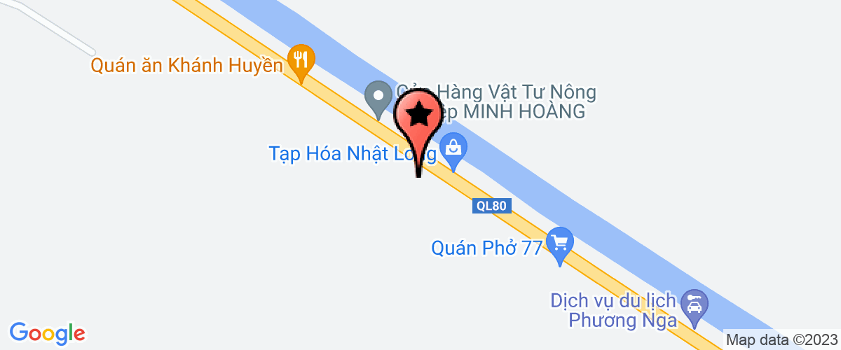 Map go to Cao Thanh Hung Agriculture Joint Stock Company