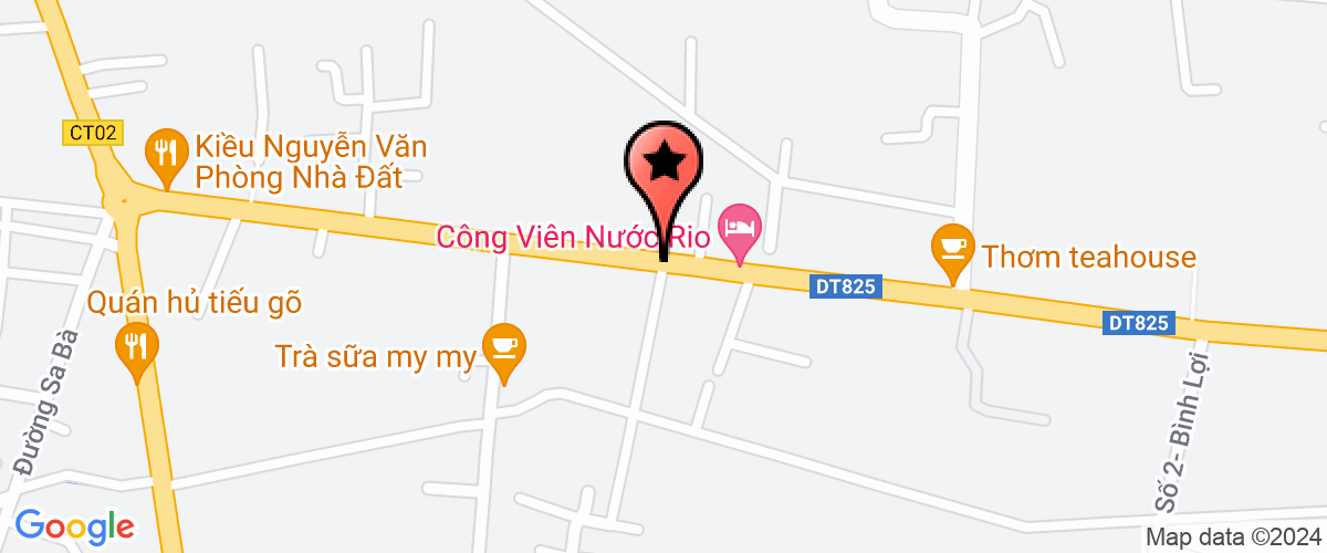 Map go to Long Thịnh Sao Vang Company Limited