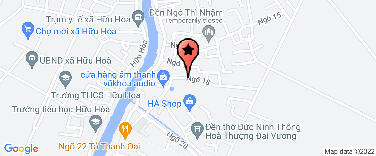 Map go to Ntv Ha Noi Joint Stock Company