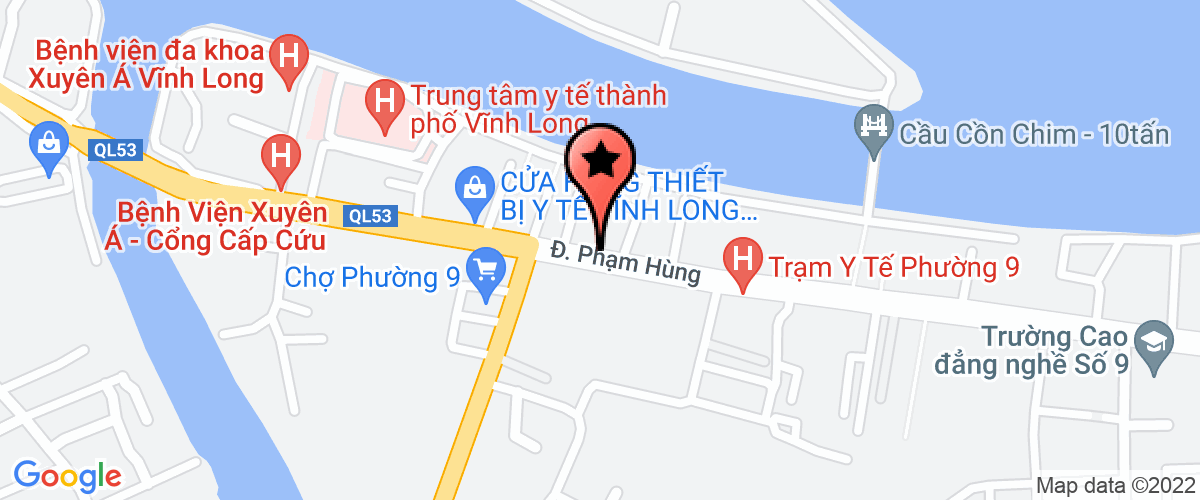 Map go to Tra Giang Company Limited