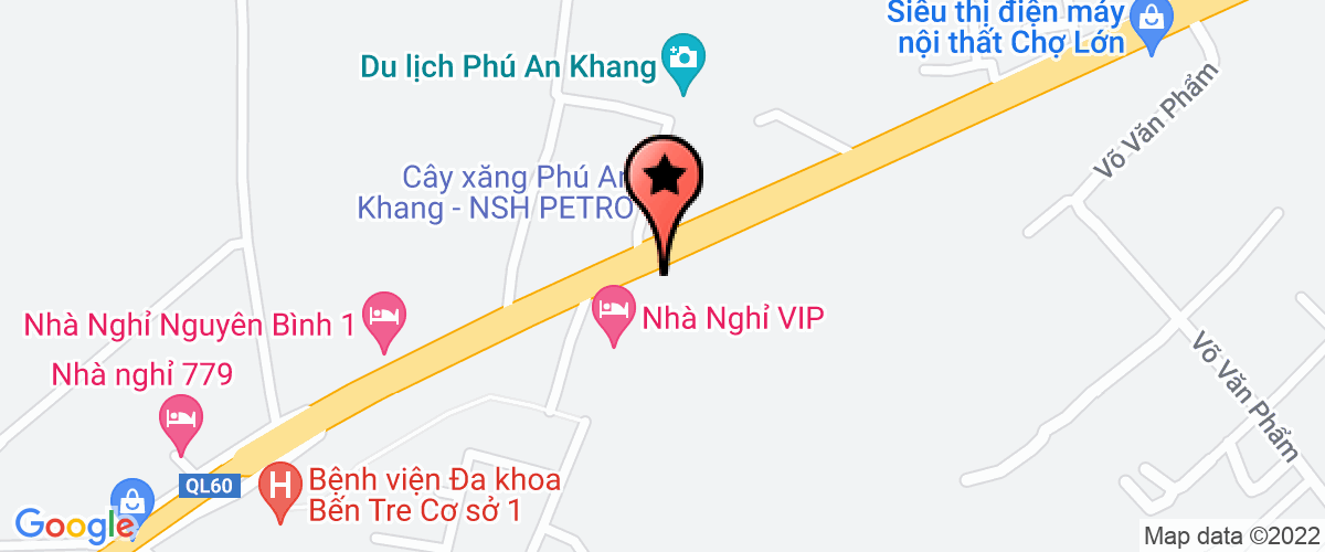 Map go to Mat Troi Xu Ly Nuoc Thai Binh Energy Construction Production Company Limited