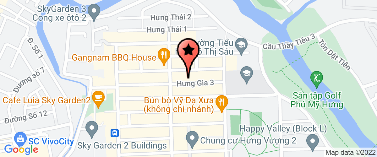 Map go to Mien Tay Leveling Company Limited