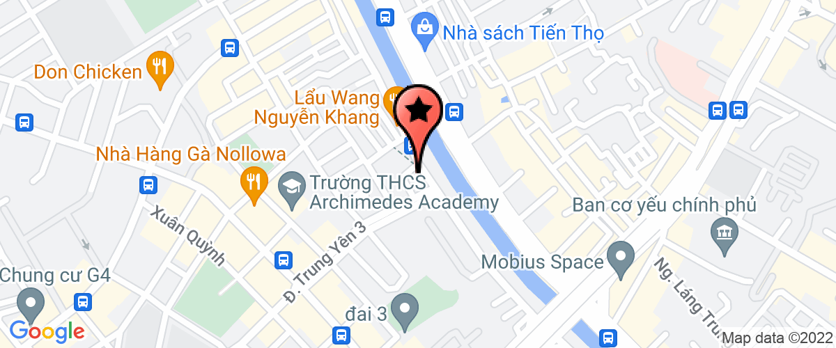 Map go to Dace Vietnam Joint Stock Company