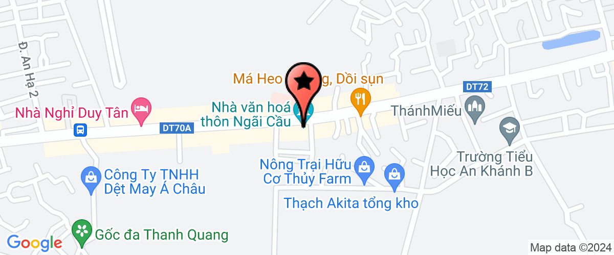 Map go to Thuc Anh Transport Company Limited