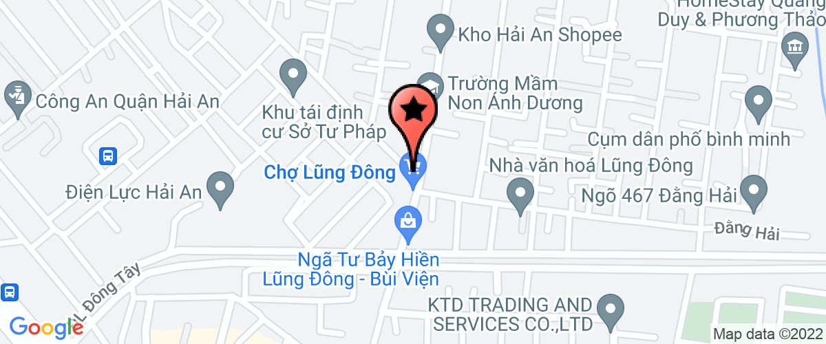 Map go to Nam Dung Transport Trading Company Limited