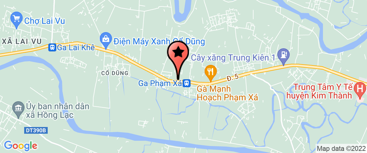 Map go to Giay Hung Phong Private Enterprise