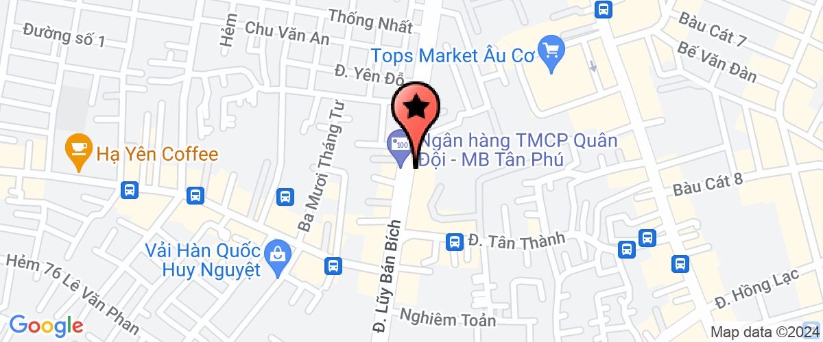 Bản đồ đến Công Ty TNHH Dịch Vụ Photocopy Uyên Mai