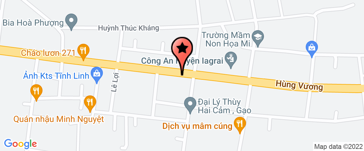 Map go to Bao Thy Gia Lai Computer Company Limited