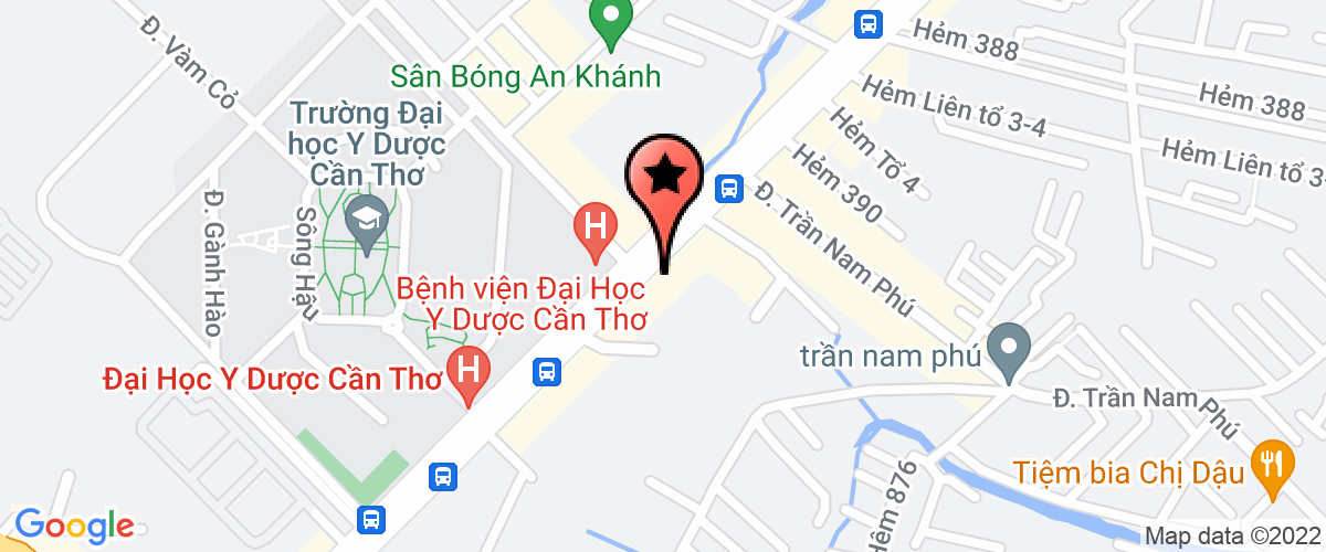 Map go to Thien Dang General Trading Company Limited