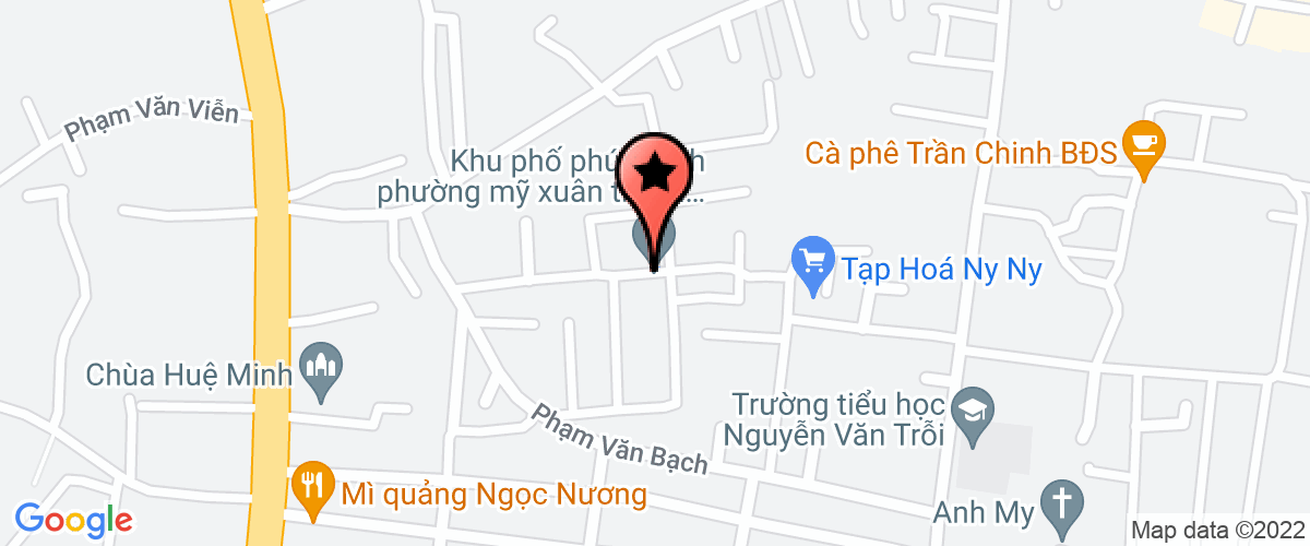 Map go to Tan Hoa Trading Services and Land Company Limited