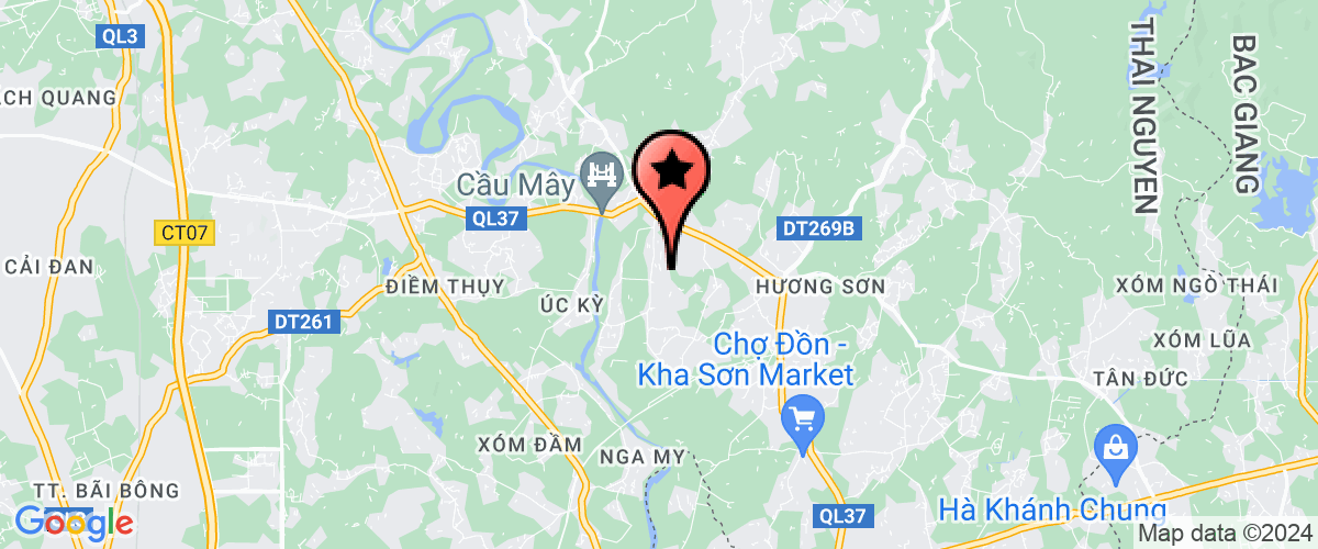 Map go to Xuan Phuong Packing Co-operative