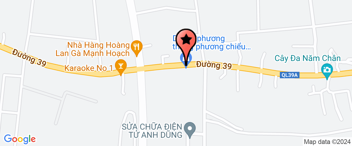 Map go to Thanh Dat Group Joint Stock Company