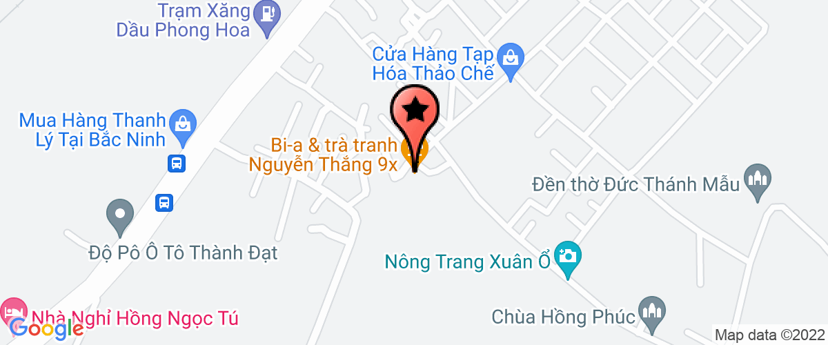 Map go to Branch of  Hoa Binh Minh in Bac Ninh Province Building Materials Joint Stock Company