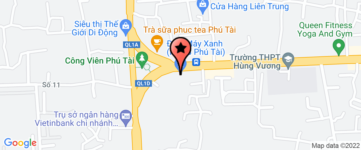 Map go to Tien Phuoc Woodwork Private Enterprise