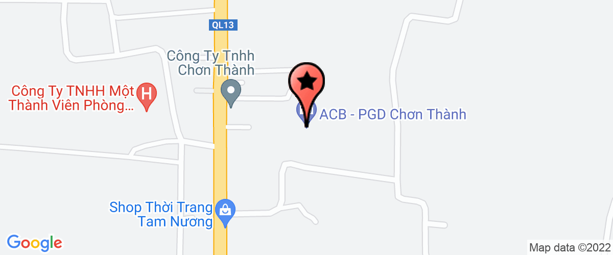 Map go to Hoi Nguoi Mu Chon Thanh District