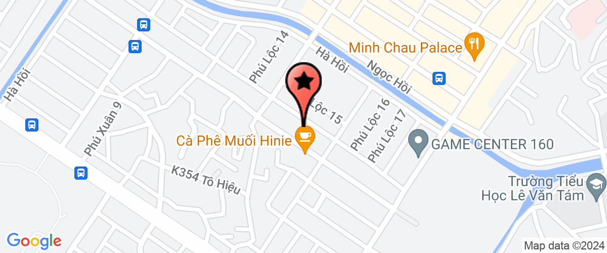 Map go to Kiem Dinh  Da Nang Labor Safe Company Limited