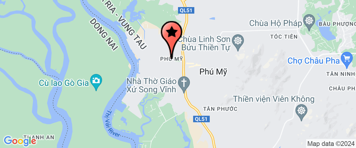 Map go to hang xang dau Phu My Door