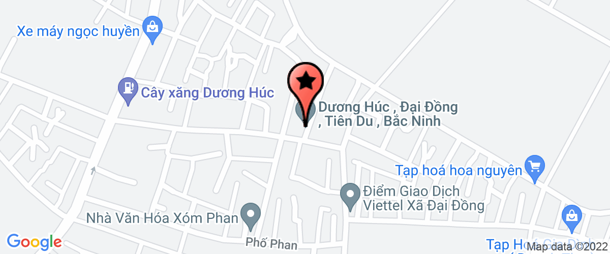 Map go to Minh Quang Trading Production Company Limited