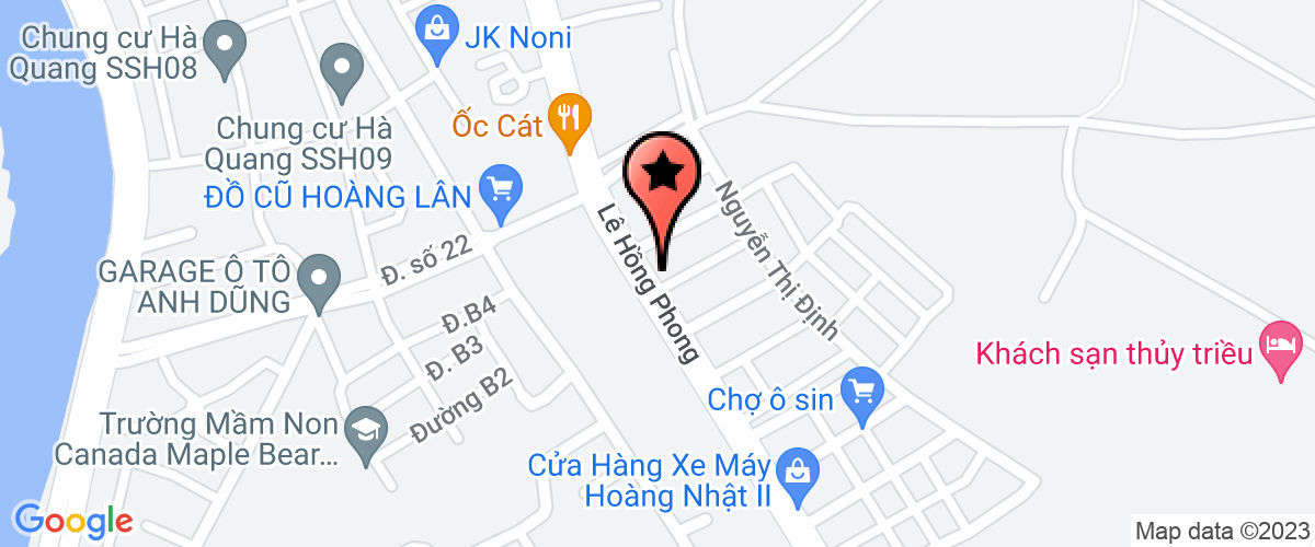Map go to Thuong mai Dich vu Ben Thanh Company Limited