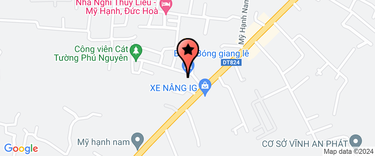 Map go to Hien Vinh Long An Real-Estate Joint Stock Company