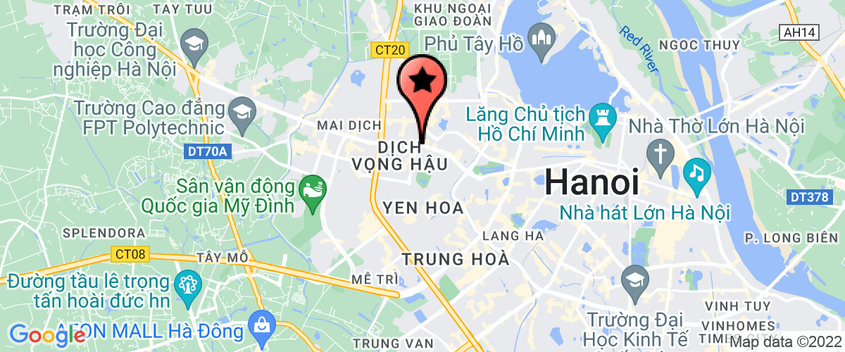 Map go to Mai Linh North Joint Stock Company
