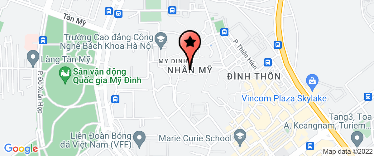 Map go to Nam Viet Investment Development Joint Stock Company
