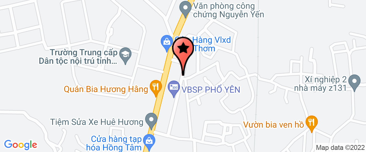 Bản đồ đến Công Ty TNHH Thương Mại Và Xuất Nhập Khẩu Thái Nguyên Việt Nam