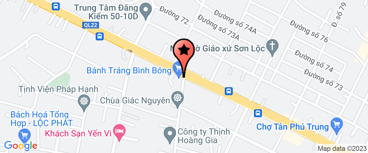 Map go to Quang Chau Transport Construction Service Trading Company Limited